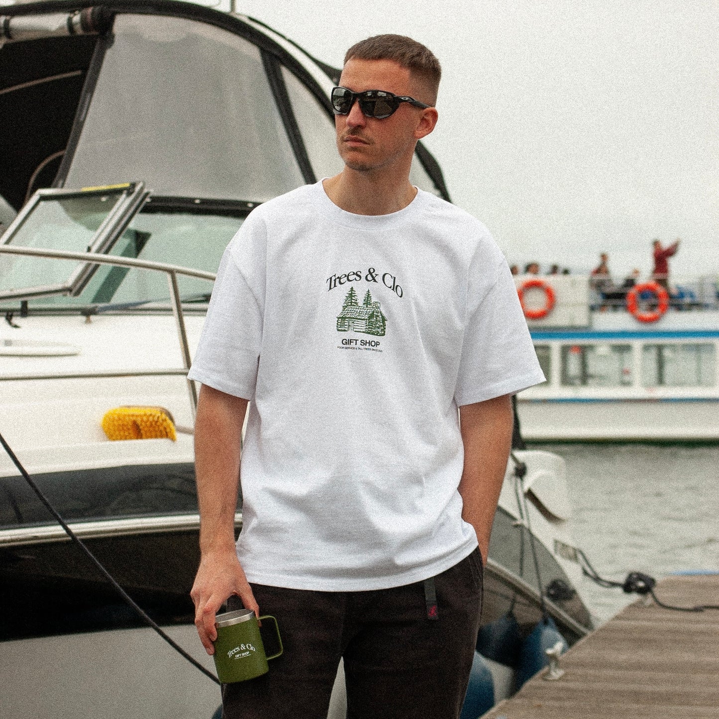 Trees & Clo Tee White