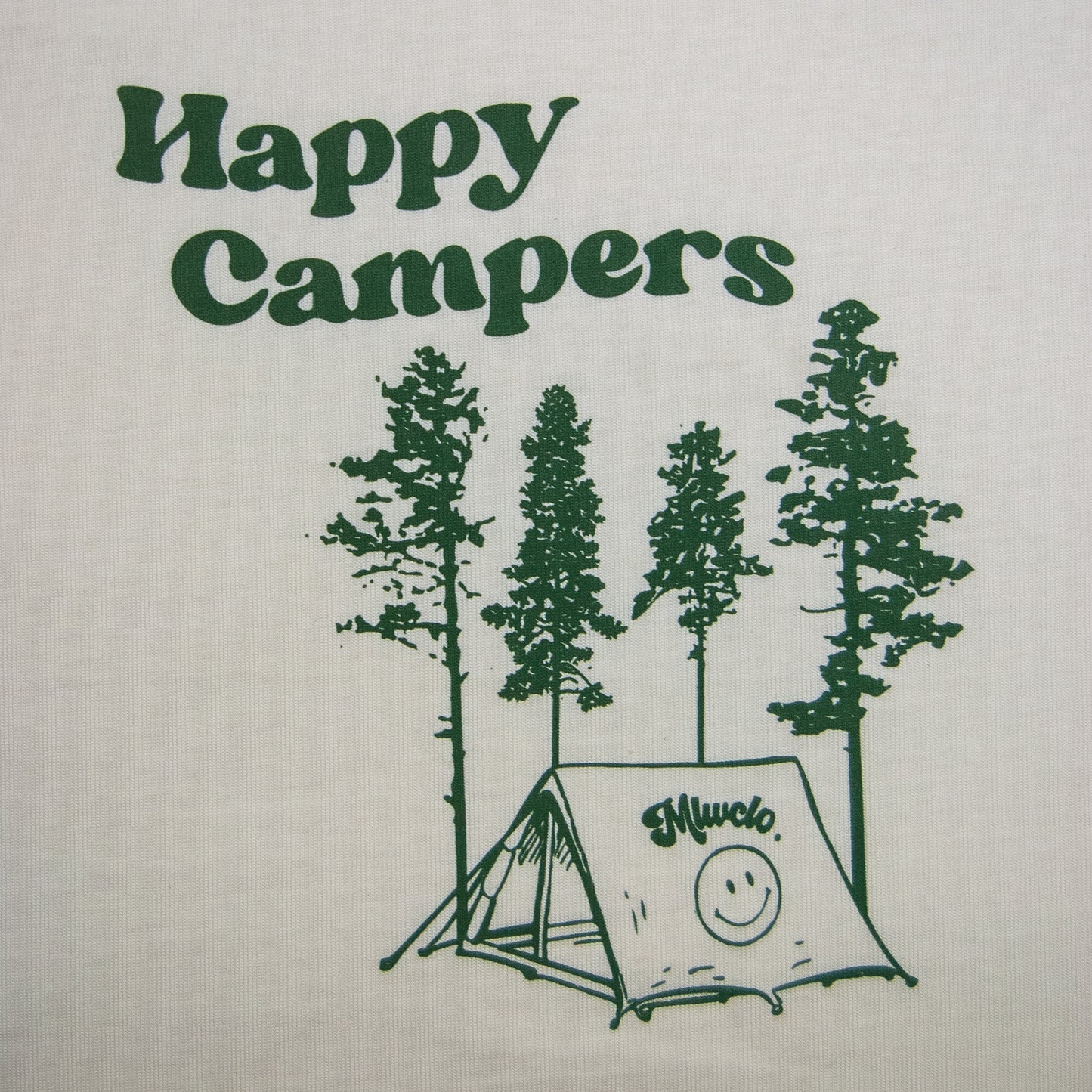 Happy Campers Tee Ecru